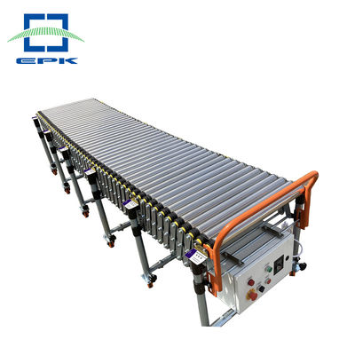 quality Motorized Heat Resistant Automatic Powered Stainless Steel Driven Flexible Roller Conveyors factory