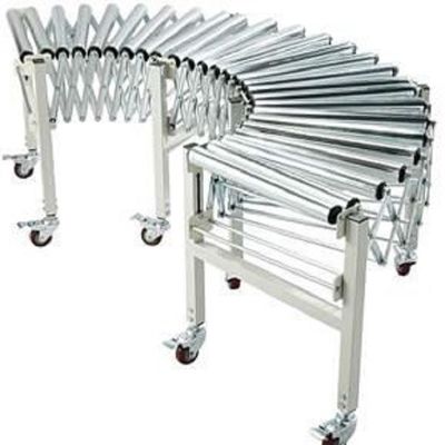 quality Accordion Roller Conveyor Heat Resistant Material Handling Equipment factory